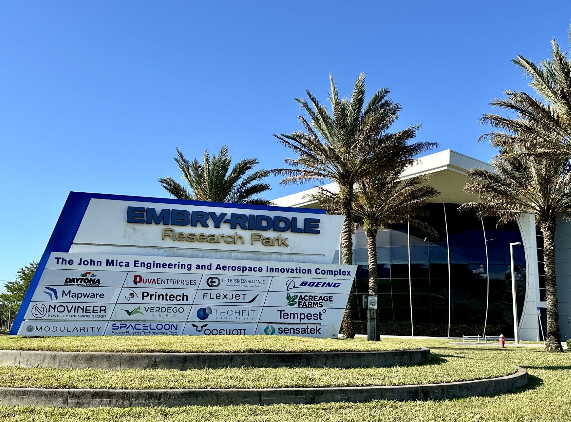 Embry-Riddle Aeronautical University's research park, which first opened in 2017 with the MicaPlex building, is on its way to buildout with seven separate research structures totaling more than 250,000 square feet of space.